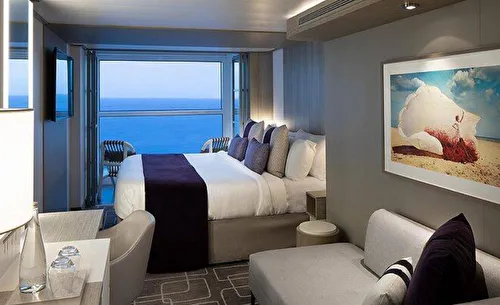 Edge Stateroom with Infinite Veranda (Partial)