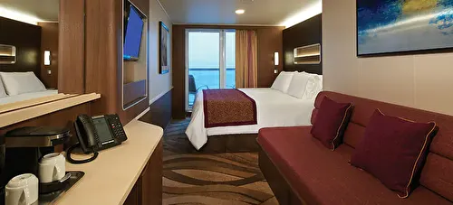 Aft-Facing Club Balcony Suite