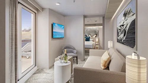 Forward-facing Suite With Master Bedroom & Large Balcony