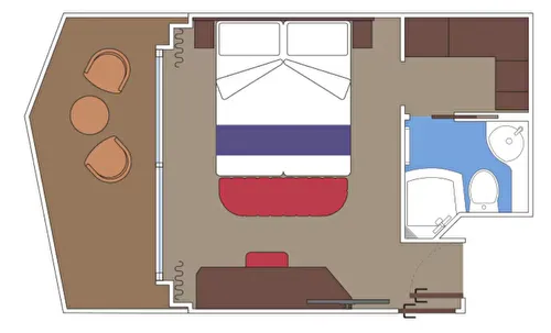 Deluxe Balcony With Promenade & Ocean View Fantastica