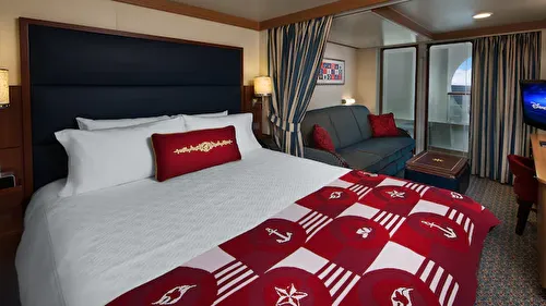 Deluxe Oceanview Stateroom with Navigator's Verandah