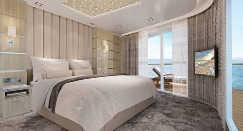 The Haven Deluxe Owner's Suite with Large Balcony