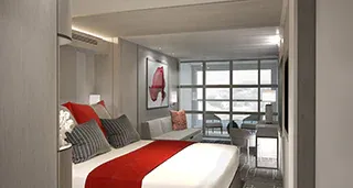 Edge Stateroom with Infinite Veranda