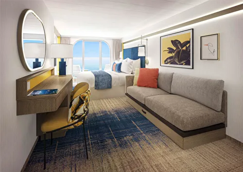Connecting Ocean View Balcony
