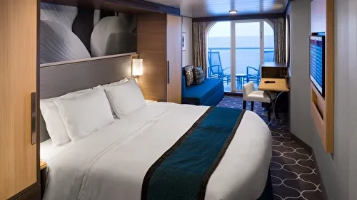 Ocean View Balcony Quad Gty