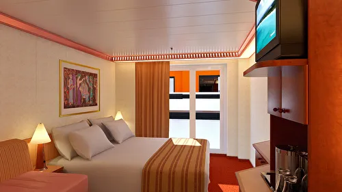 Interior With French Doors (Obstructed Views)