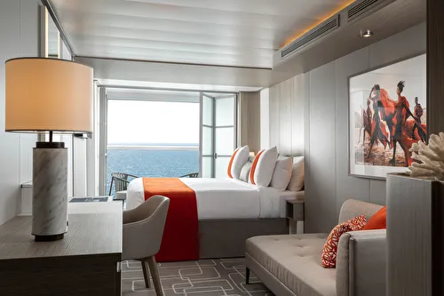 Edge Stateroom with Infinite Veranda (Partial)