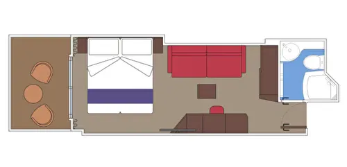 Deluxe Balcony with Partial View Fantastica