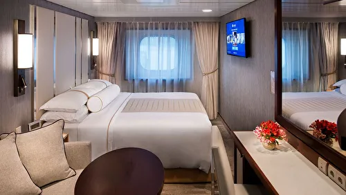 Club Oceanview Stateroom (Obstructed View)