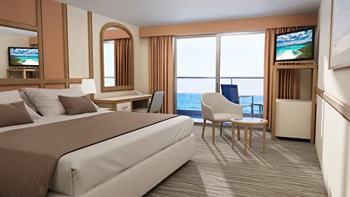 Extended Aft-Facing Balcony