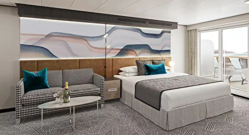 Forward-Facing Club Balcony Suite With Large Balcony