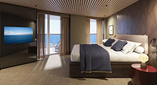 The Haven Aft-Facing Owner's Suite With Master Bedroom & Large Balcony