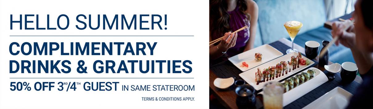 Celebrity Cruises Hello Summer Terms and Conditions